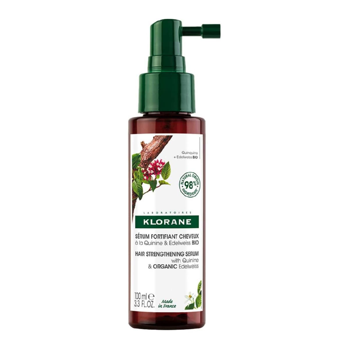 Strengthening Serum with Quinine and Organic Edelweiss for Thinning Hair