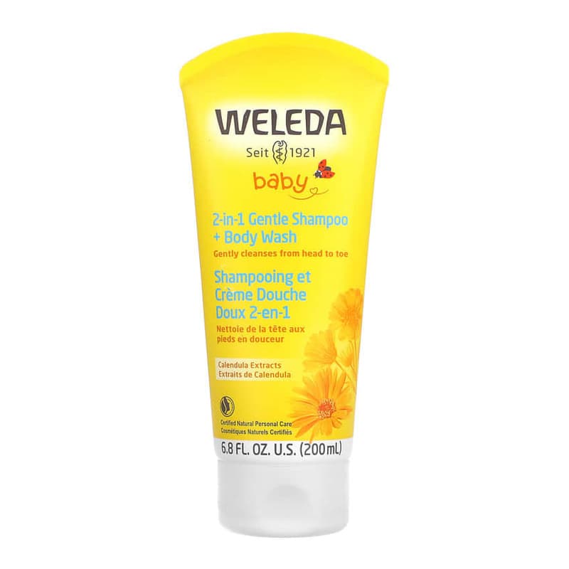 2-in-1 Gentle Shampoo + Body Wash, Calendula Extract