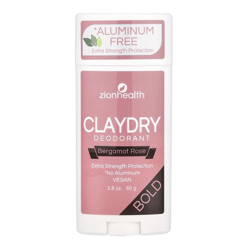 Bold, ClayDry Deodorant, Bergamot Rose