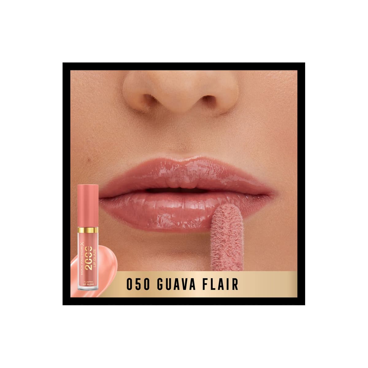 2000 Calorie Lip Glaze Full Shine Lip Gloss, guava flair