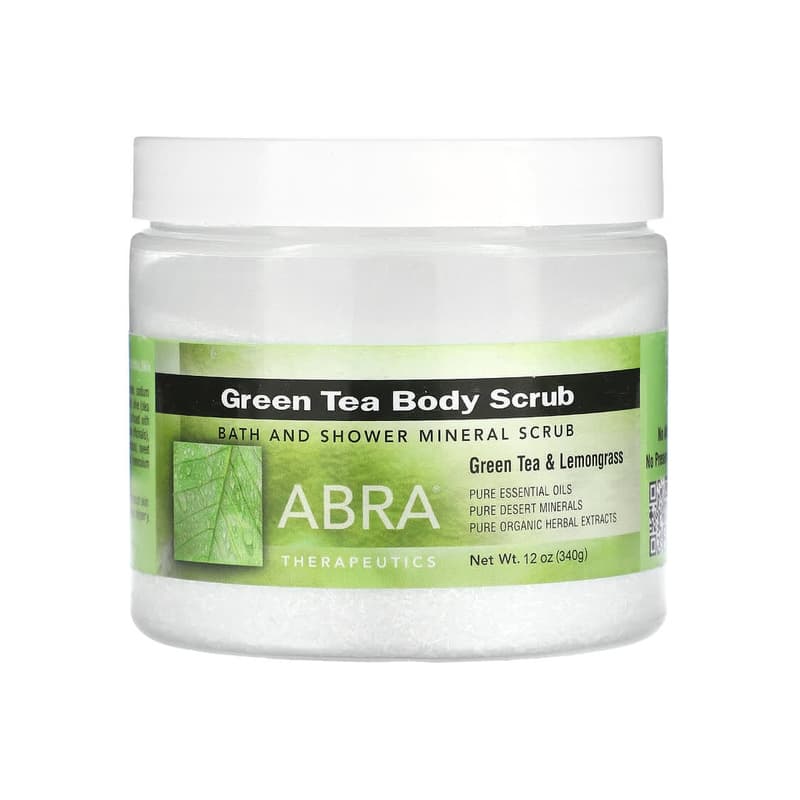 Green Tea Body Scrub, Green Tea & Lemongrass