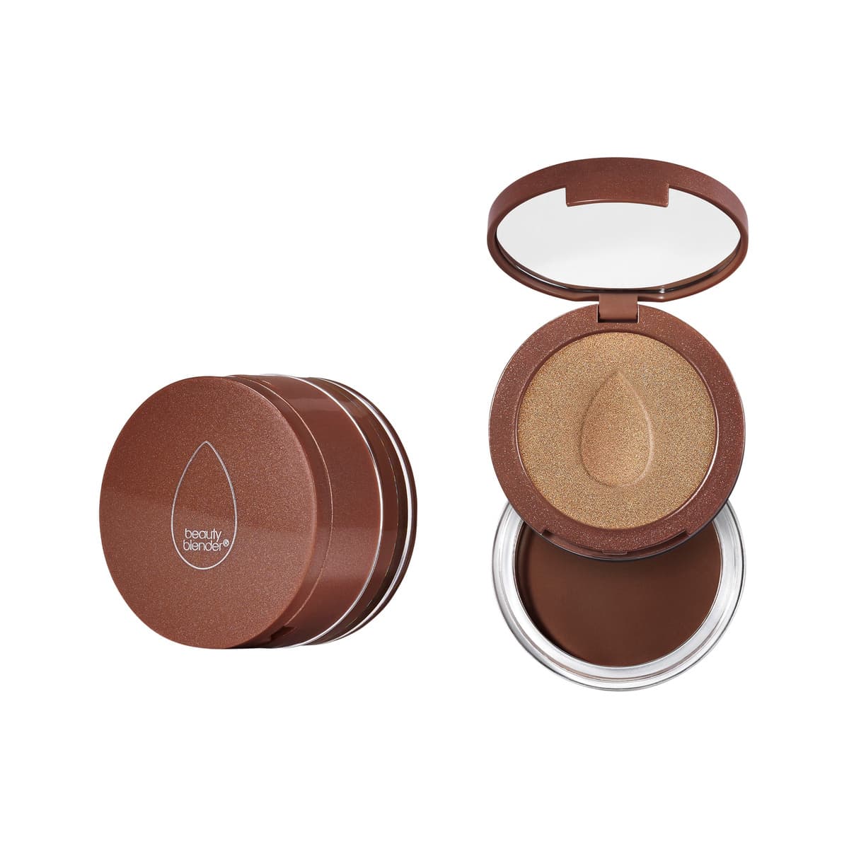 BOUNCE™ Magic Fit Creamy Bronzer & Highlighter Duo, Deep Bronze/Chocolate