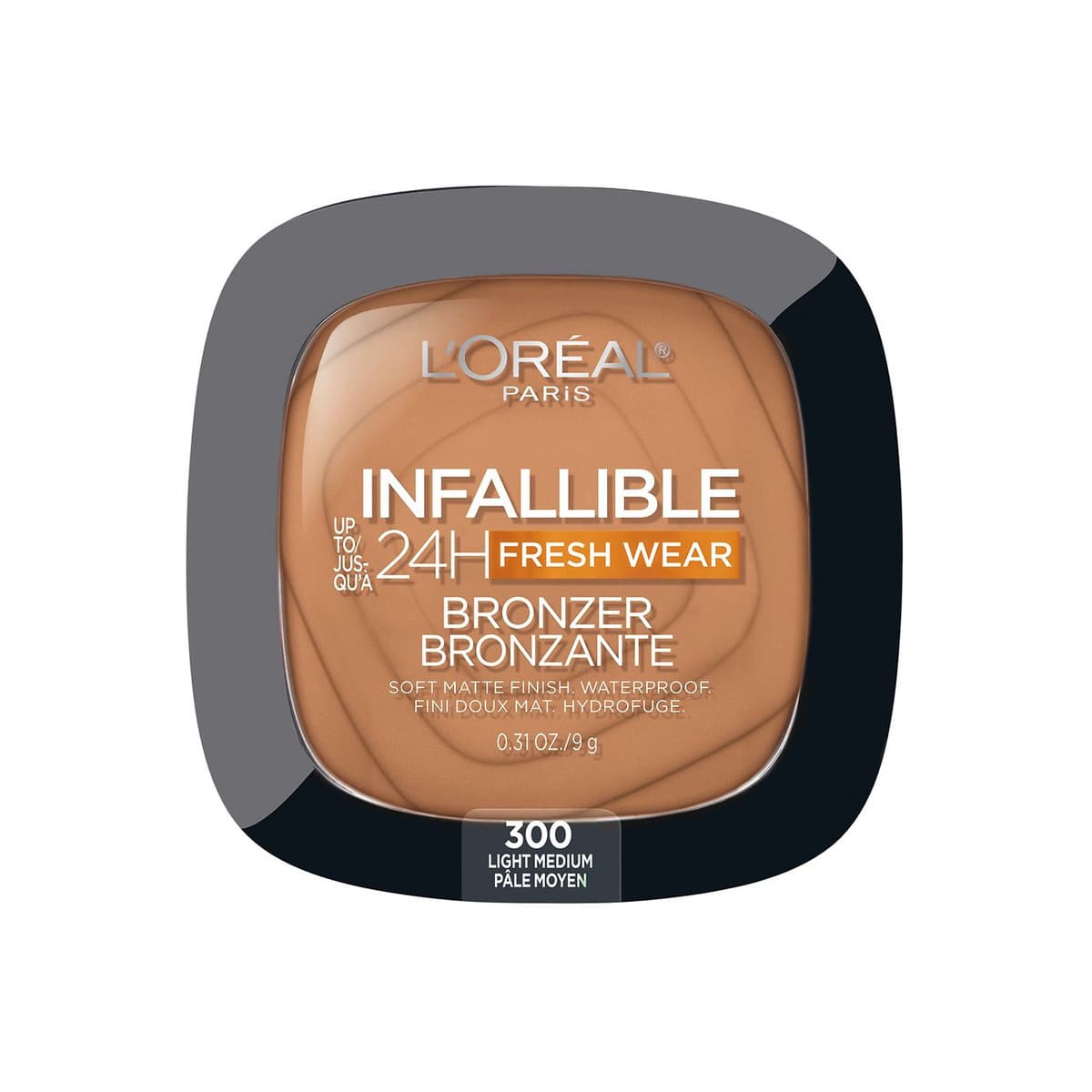 Up to 24H Fresh Wear Soft Matte Bronzer, #300 Light Medium