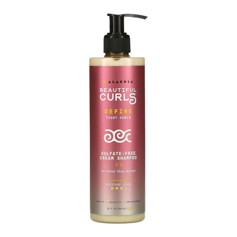 Beautiful Curls, Sulfate-Free Cream Shampoo, Unrefined Shea Butter