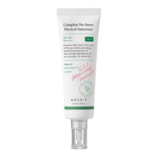 Complete No-Stress Physical Sunscreen SPF50+