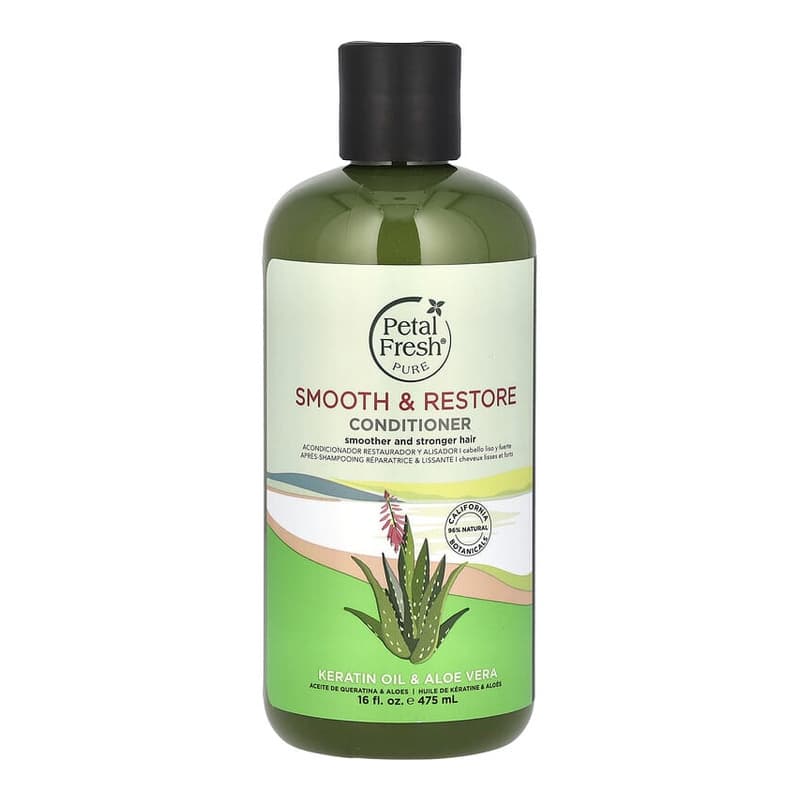 Pure, Smooth & Restore Conditioner, Keratin Oil & Aloe Vera