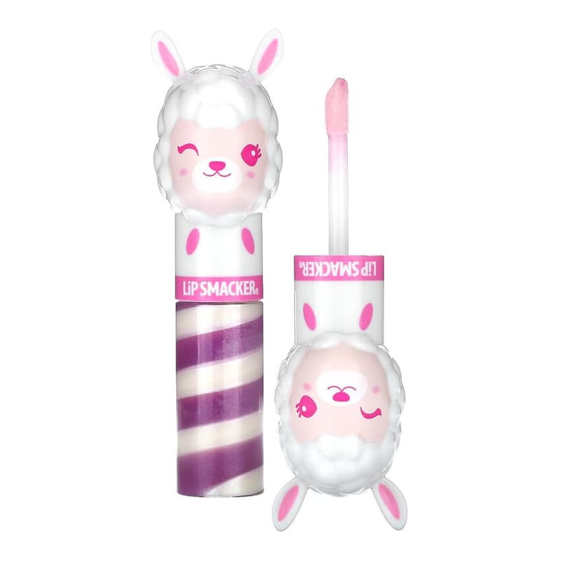 Lippy Pals Gloss, Llama, Straw-ma-llama Berry