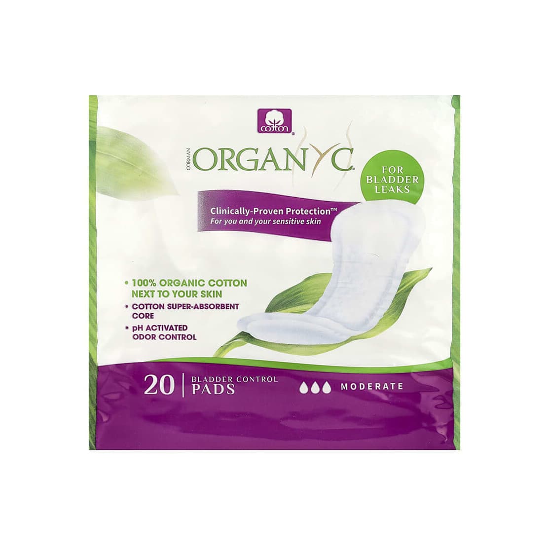 Bladder Control Pads, Moderate