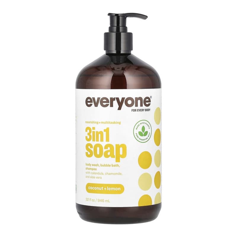 3 in 1 Soap, Coconut + Lemon