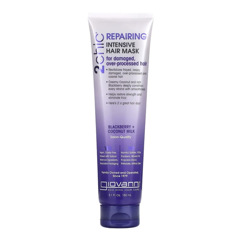 2chic, Repairing Intensive Hair Mask, Blackberry + Coconut Milk