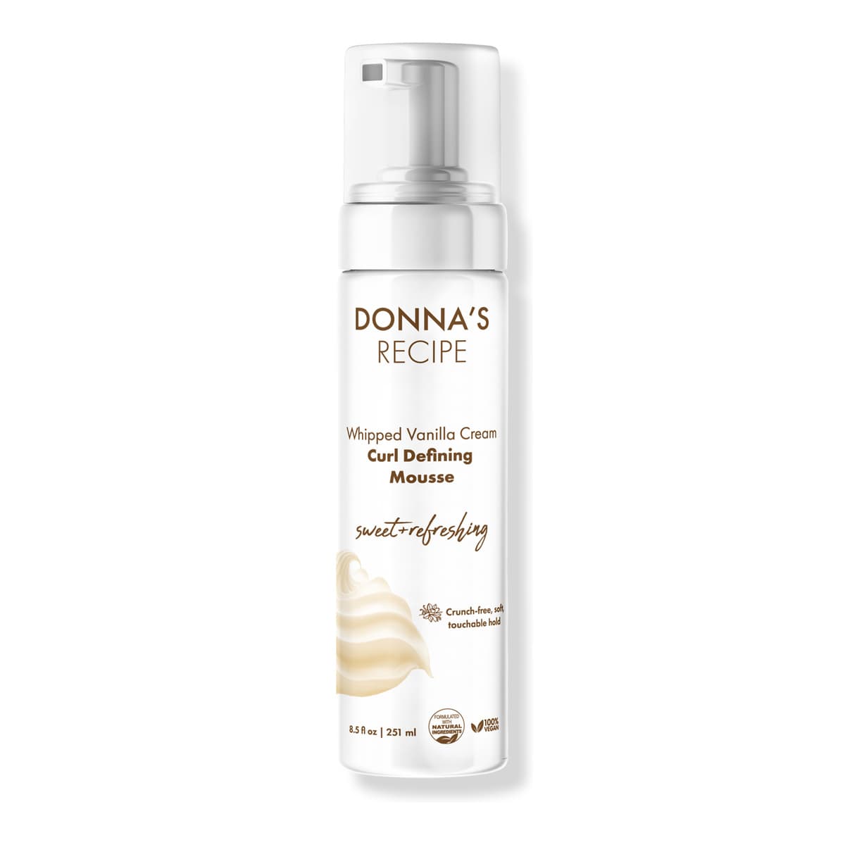 Whipped Vanilla Cream Curl Defining Mousse