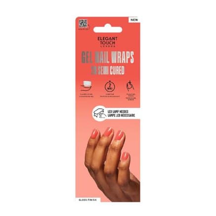 Semi Cured Gel Nail Wraps Dragon Fruit 20s