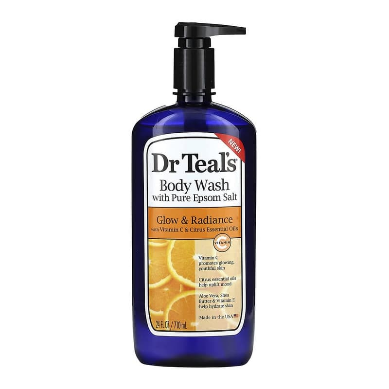 Body Wash With Pure Epsom Salt, Glow & Radiance