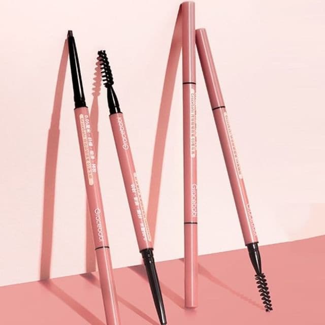 2 in 1 Slim Eyebrow Pencil, #03 Black