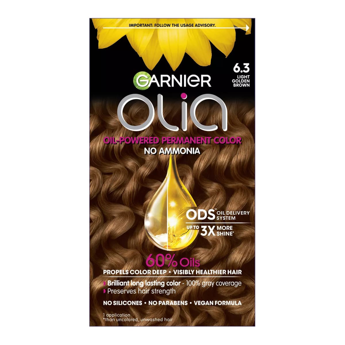 Olia Brilliant Color, #6.3 Light Golden Brown