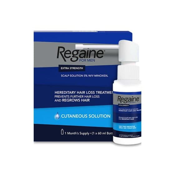 for Men Extra Strength Scalp Solution 5% W/V Minoxidil - 1 Month's Supply