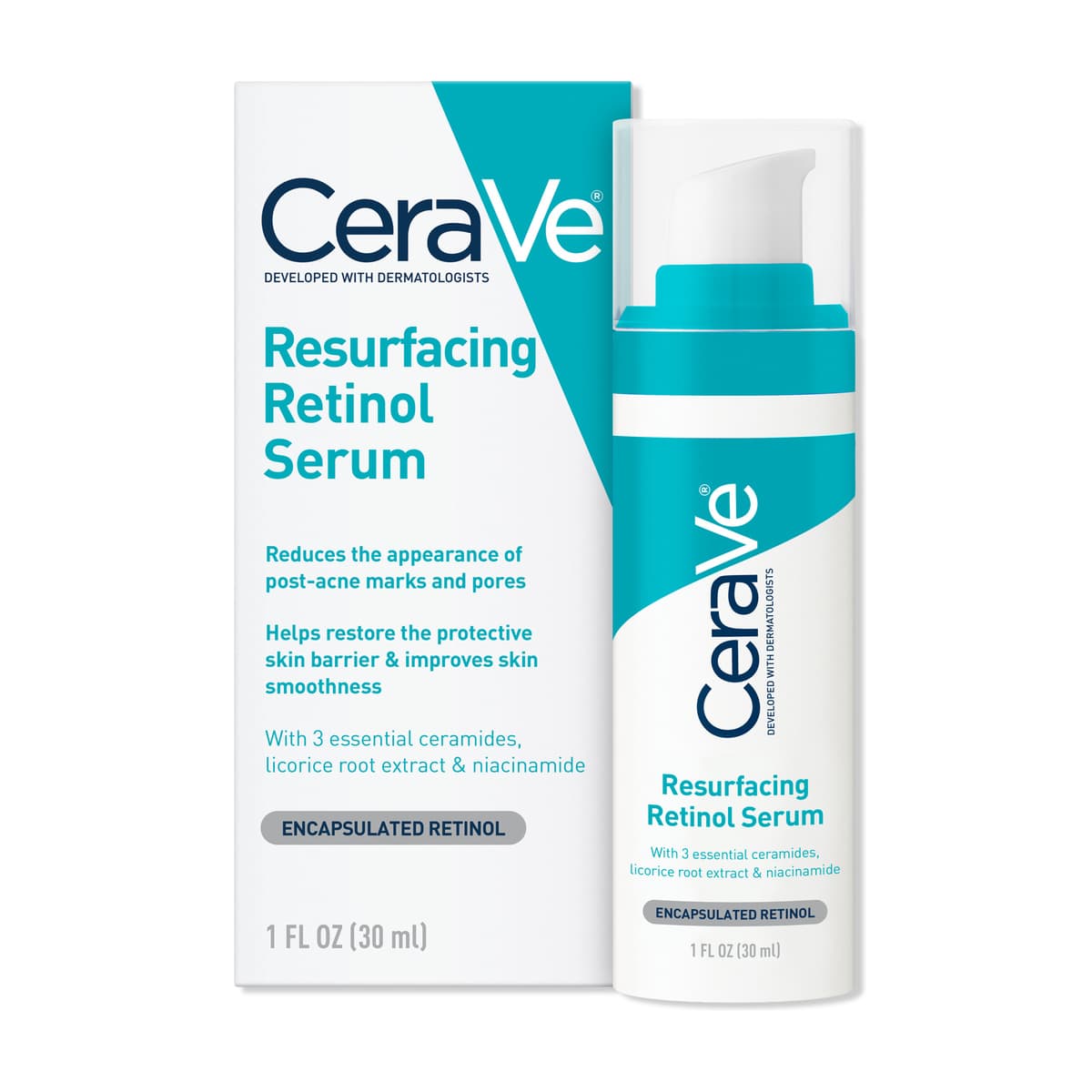 Resurfacing Retinol Facial Serum for Acne Prone Skin