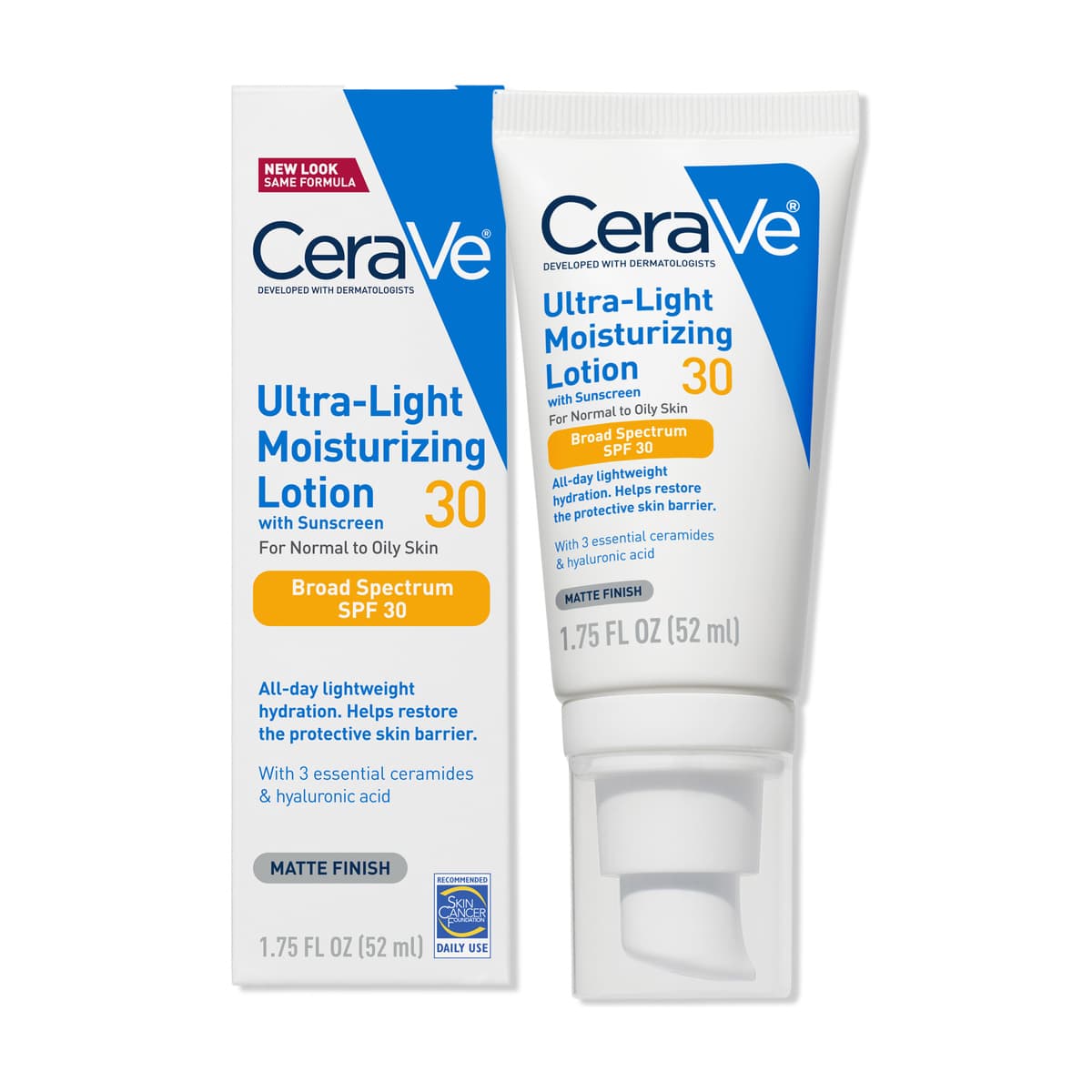 Ultra-Light Moisturizing Lotion with SPF 30 for Balanced to Oily Skin