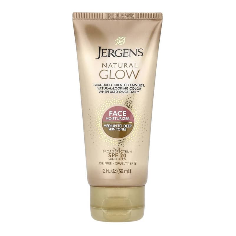 Natural Glow, Face Moisturizer, SPF 20, Medium to Deep
