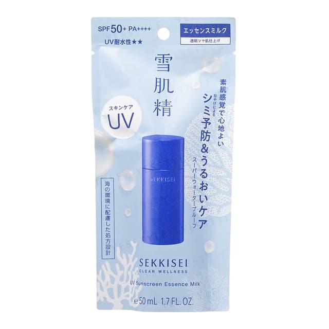 Sekkisei Clear Wellness UV Sunscreen Essence Milk SPF 50+ PA++++
