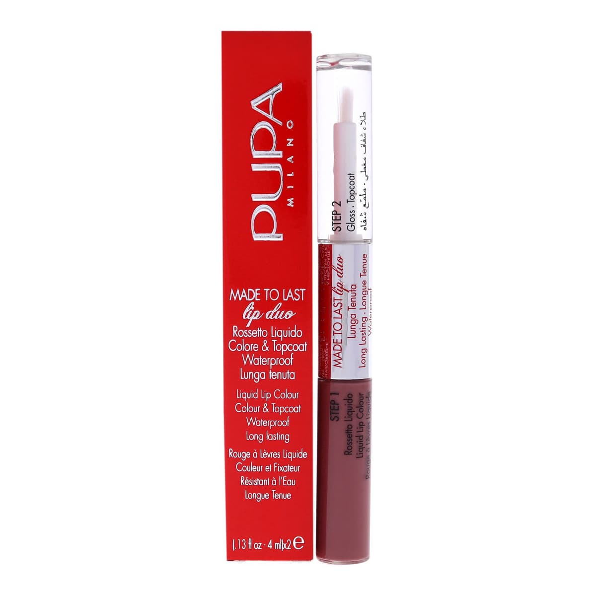 Made To Last Lip Duo - 010 Vintage Pink by Pupa Milano for Women - Lipstick