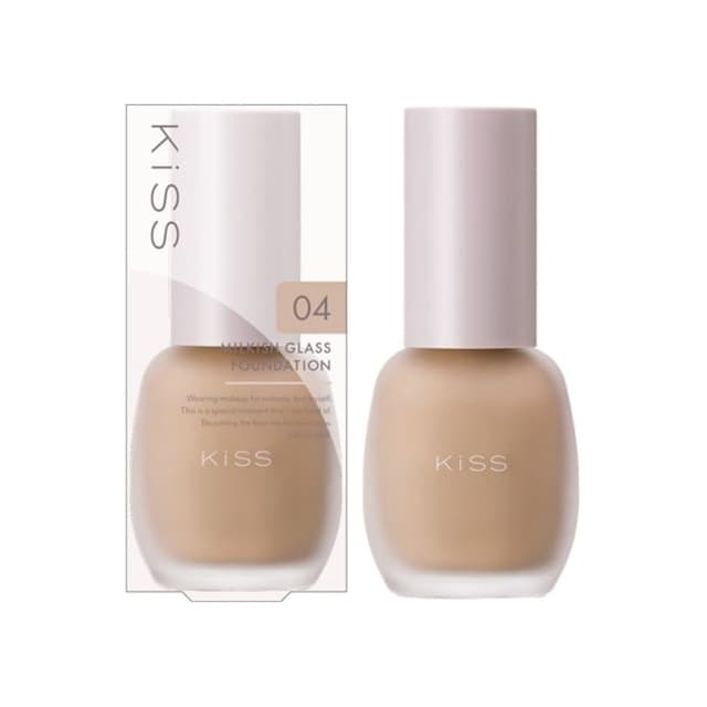 kiss Milkish Glass Foundation SPF 34 PA++, #04 Ochre