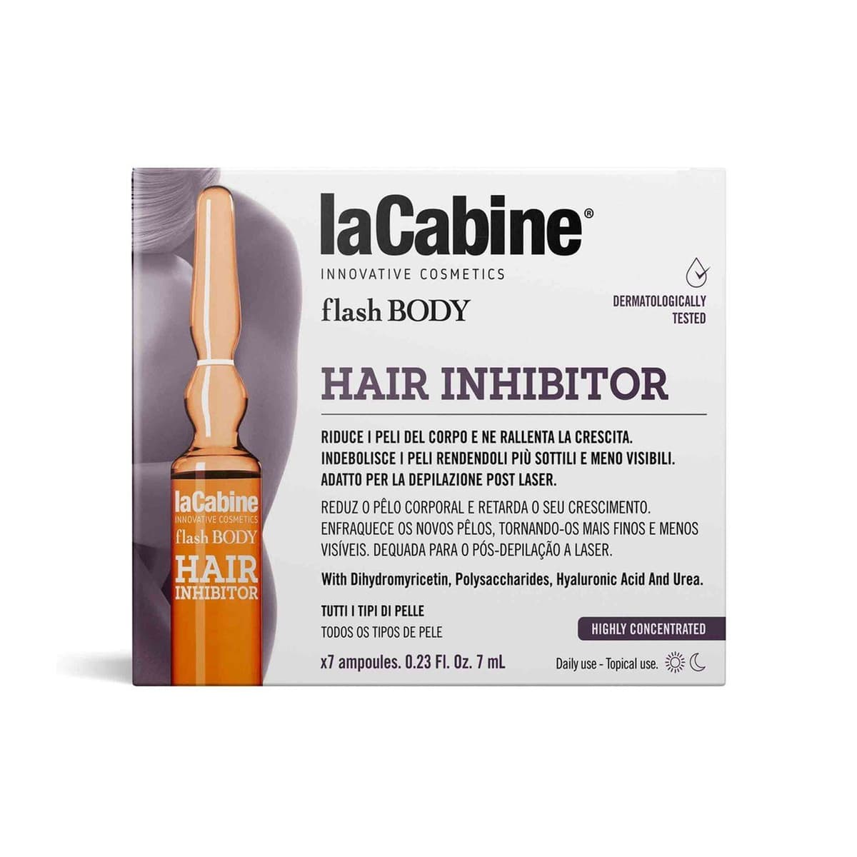 Flash Body Hair Inhibitor Concentrated Ampoules 7x