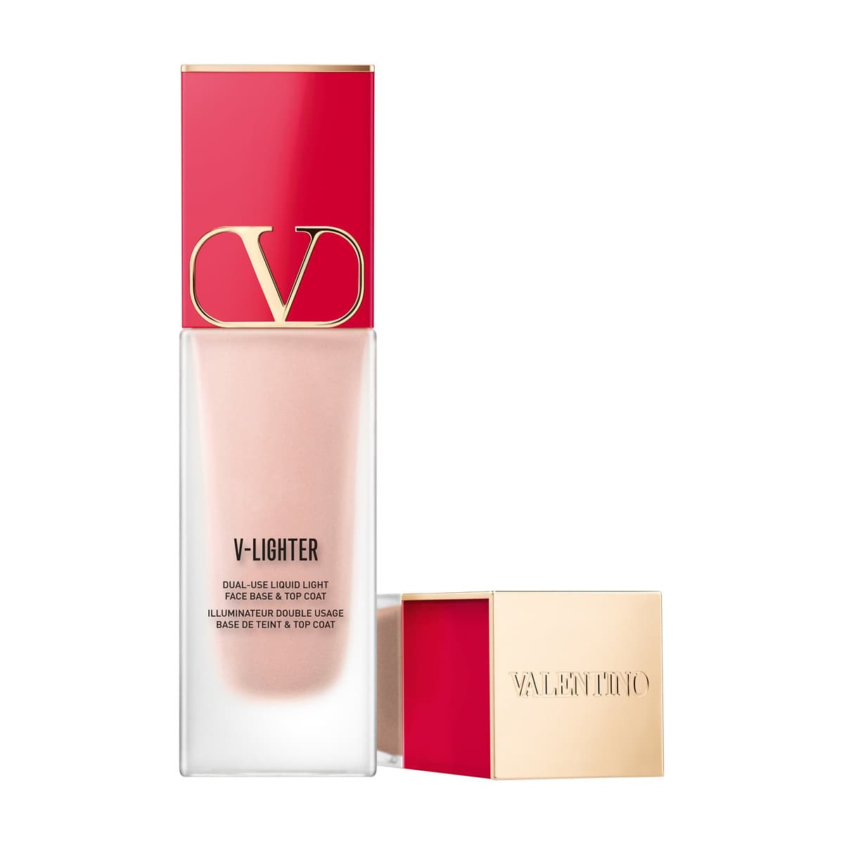 V-Lighter Illuminating Face Primer and Highlighter with Hyaluronic Acid, Rosa