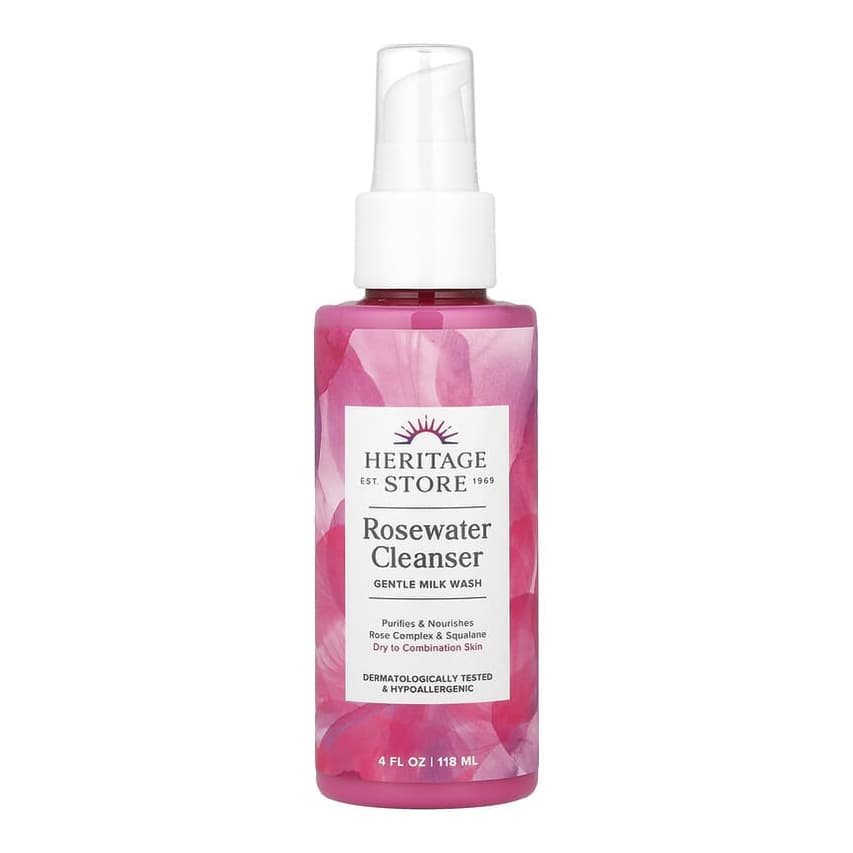 Rosewater Cleanser, Gentle Milk Wash