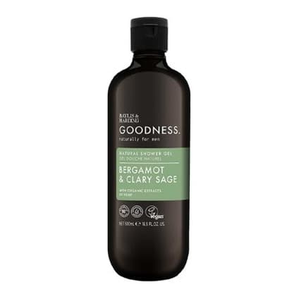 Goodness Bergamot & Clary Sage Natural Shower Gel