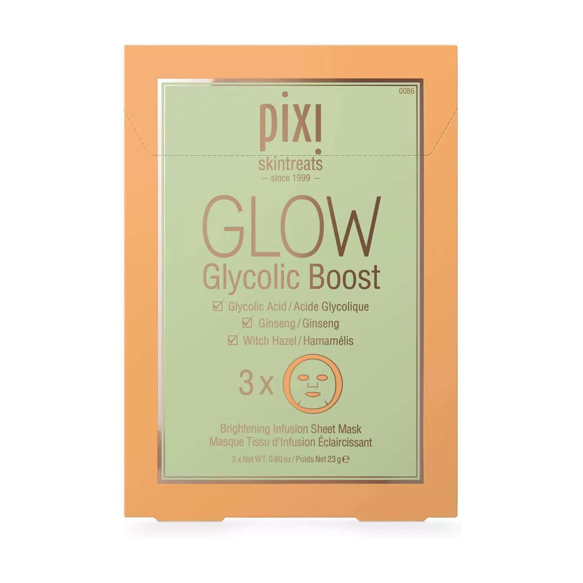 by Petra GLOW Glycolic Boost Brightening Face Sheet Mask