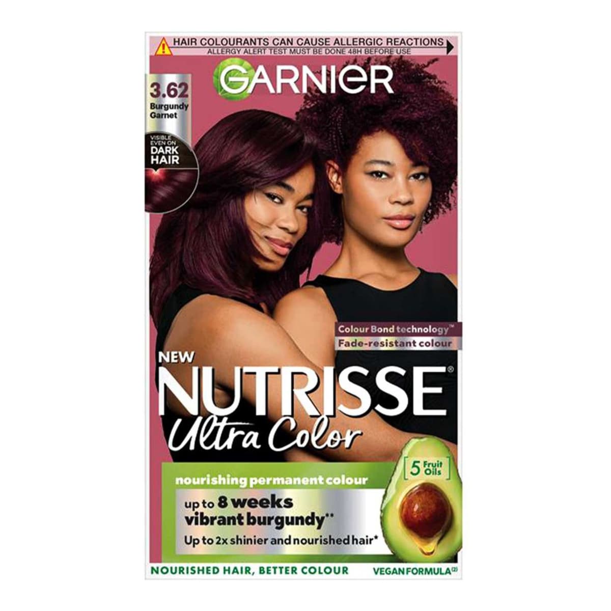 Nutrisse Ultra Colour 3.62 Burgundy Garnet Permanent Hair Dye