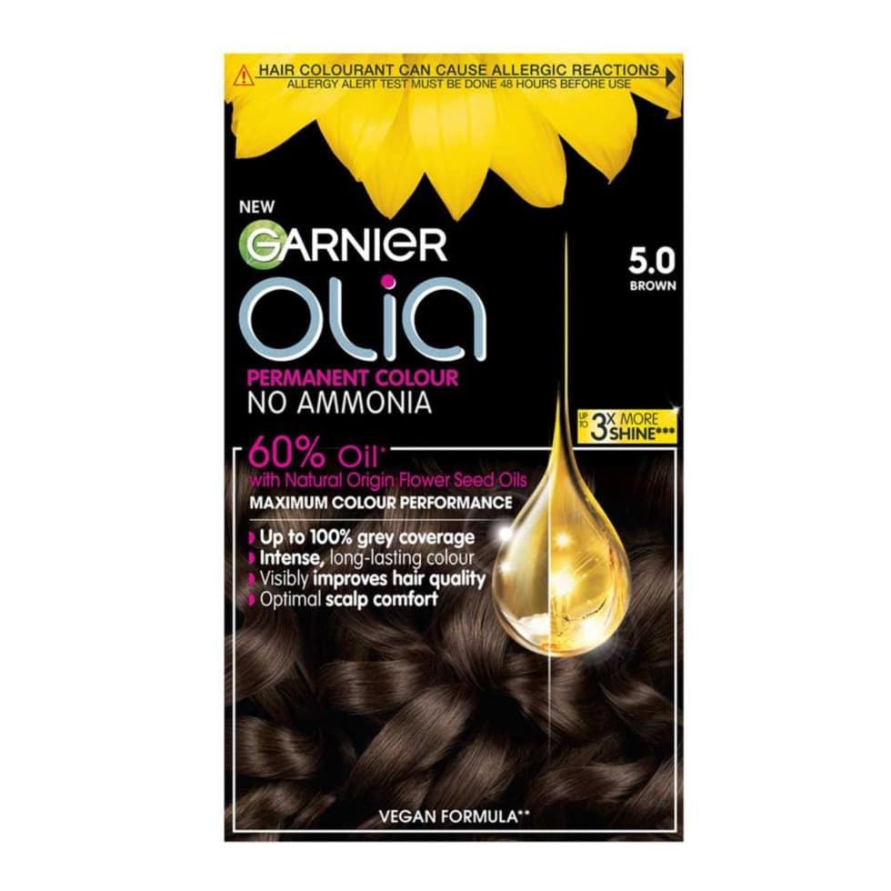 Olia 5.0 Brown No Ammonia Permanent Hair Dye