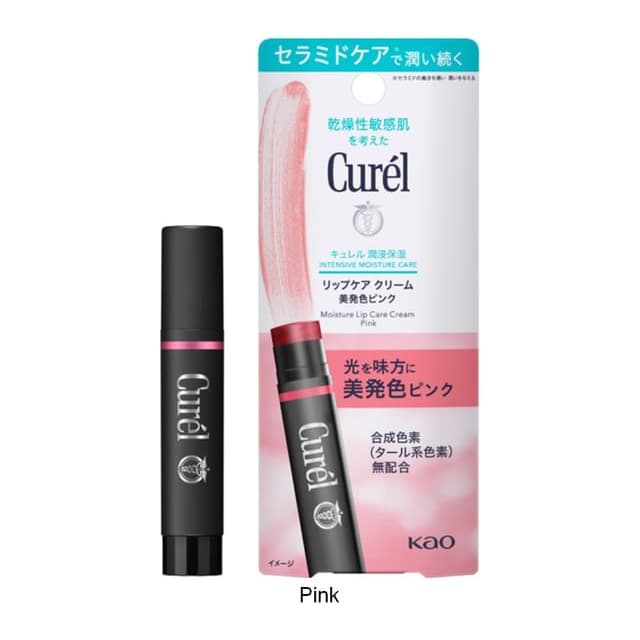 Curel Intensive Moisture Care Moisture Lip Care Color Cream, Pink