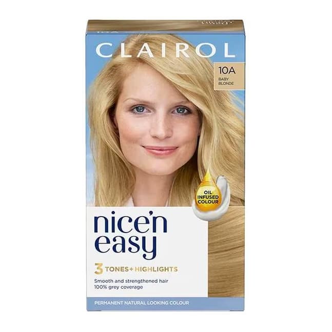 Clairol Nice'n Easy Hair Dye 10A Baby Blonde