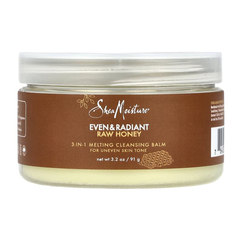 Even & Radiant Raw Honey, 3-In-1 Melting Cleansing Balm