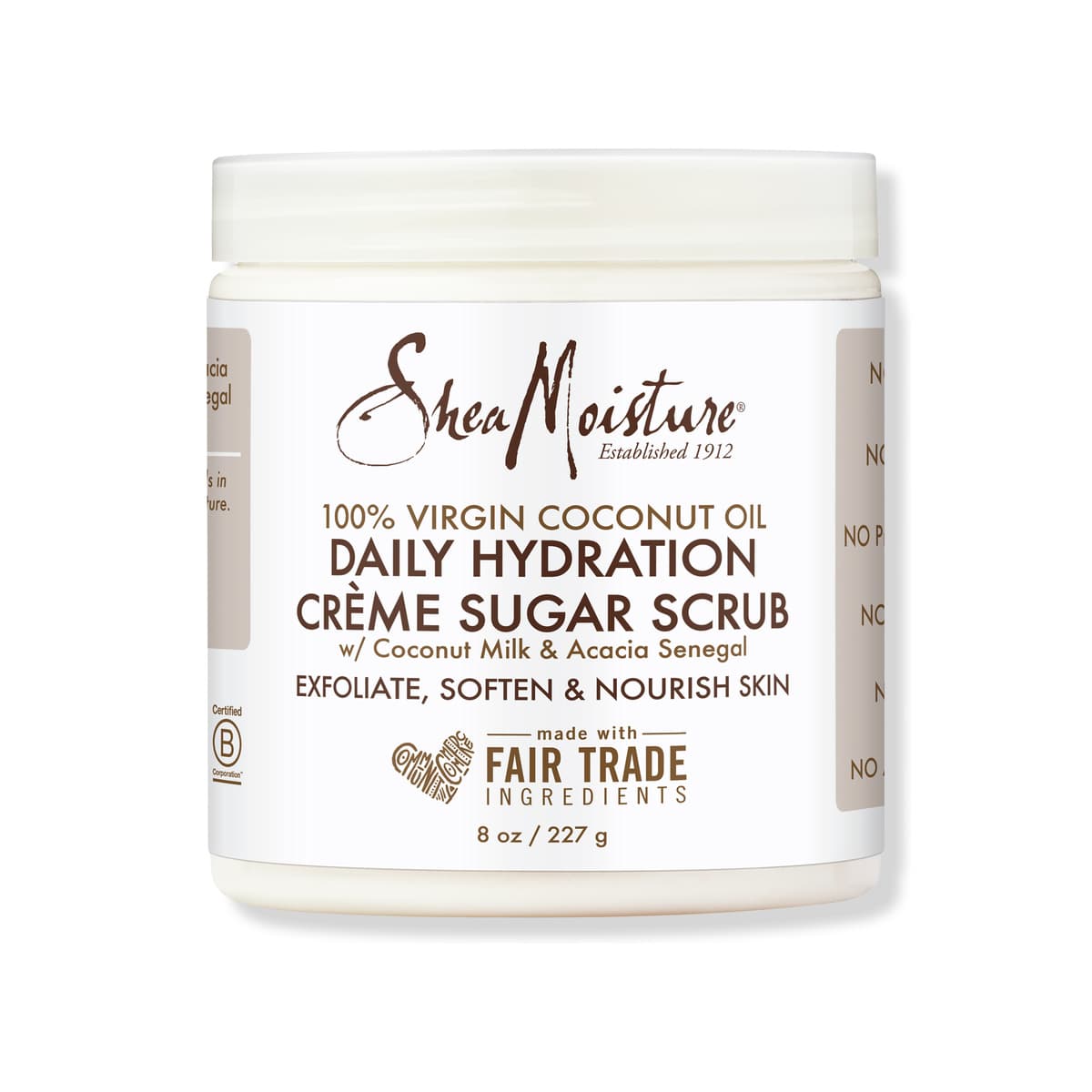 Daily Hydration 100% Virgin Coconut Oil Crème Sugar Scrub