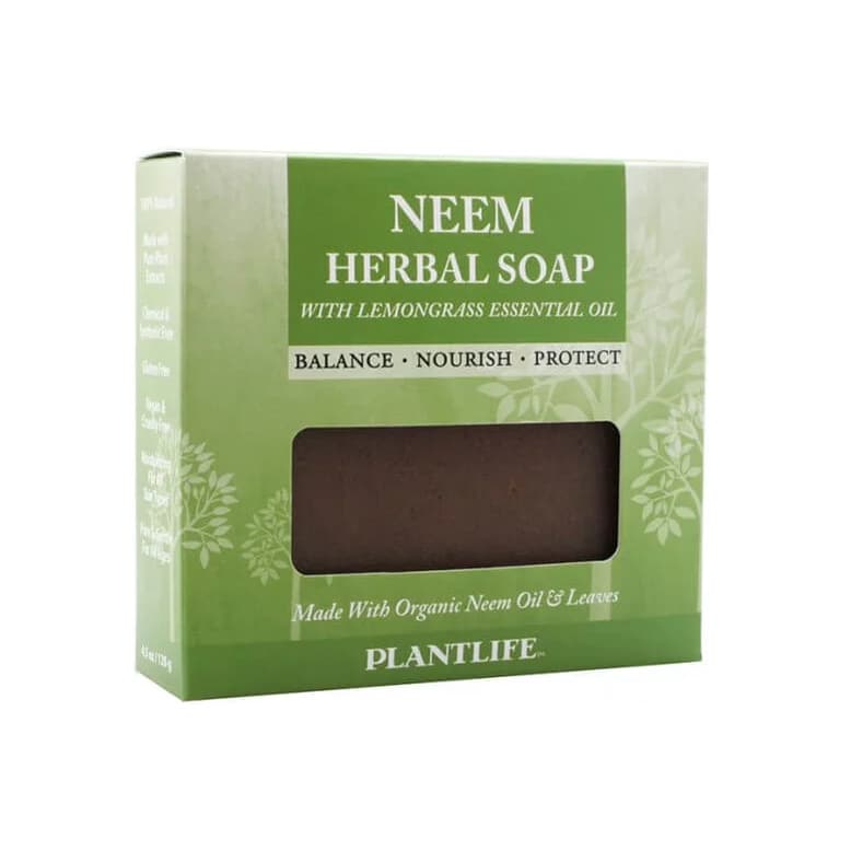 Neem Herbal Bar Soap - Hand Crafted Using Plant-Based Ingredients - Made in California Bar