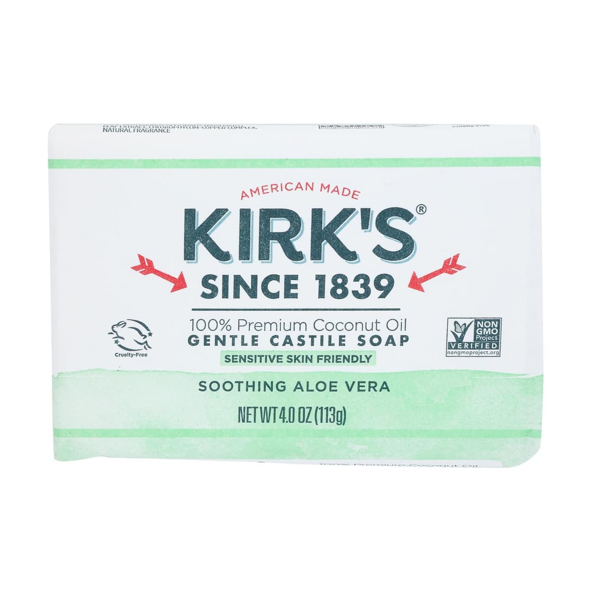 Natural Soothing Aloe Vera Gentle Castile Soap