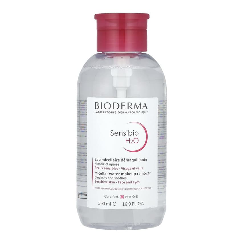 Sensibio H2O, Micellar Water Makeup Remover, Pump