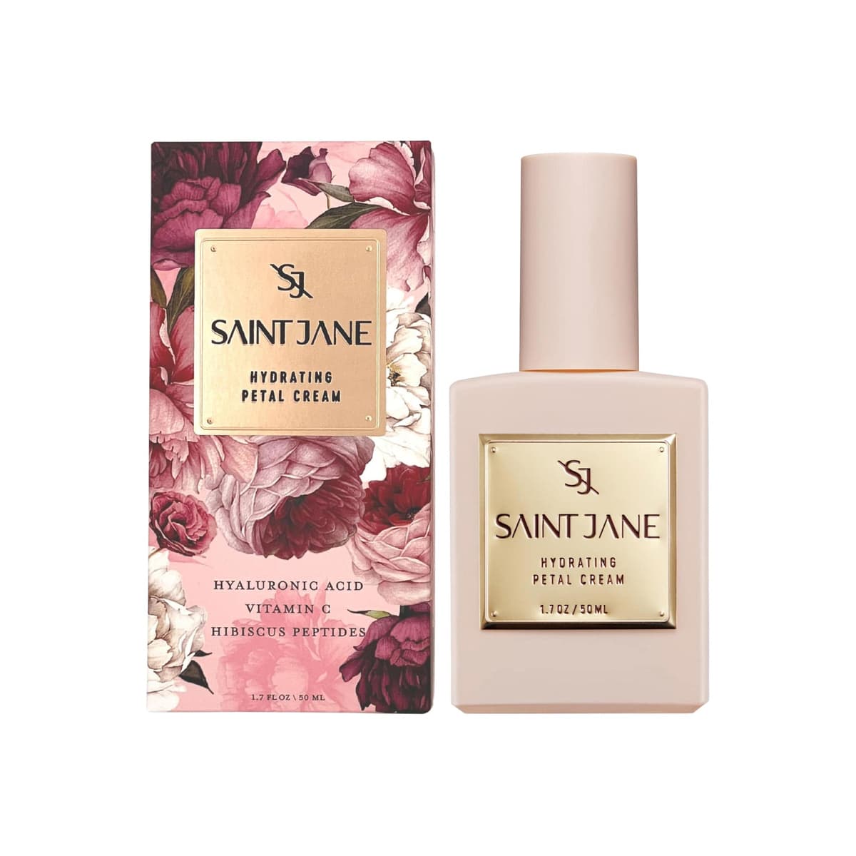 Hydrating Petal Cream - Hyaluronic Acid + Vitamin C Daily Moisturizer