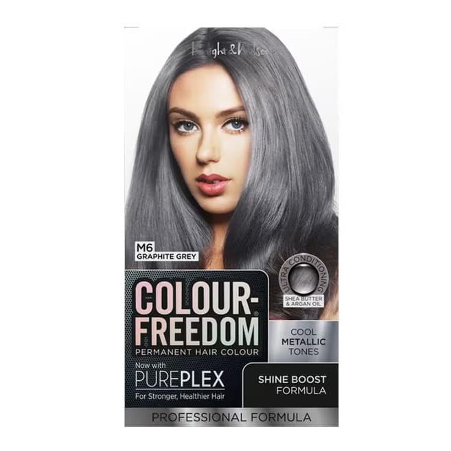 Colour Freedom Permanent Hair Colour. M6 Graphite Grey.