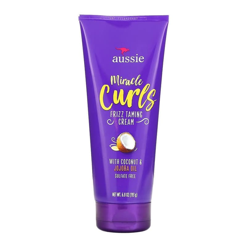 Miracle Curls, Frizz Taming Cream with Coconut & Jojoba Oil