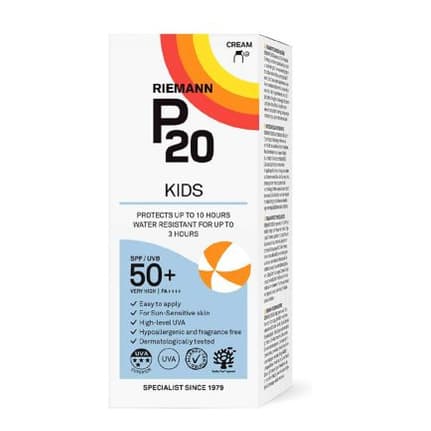 P20 SPF50+ Suncream for Kids