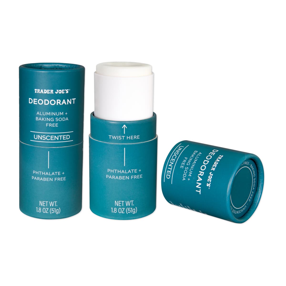 Unscented Deodorant