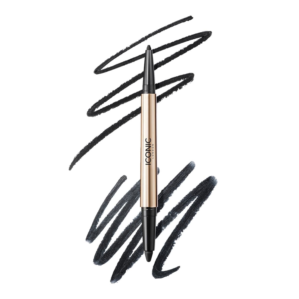 Smokey Eye Duo Kajal Eyeliner + Eyeshadow, Midnight Black