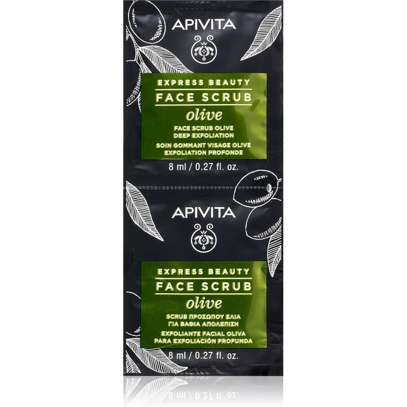Express Beauty Exfoliating Face Scrub Olive