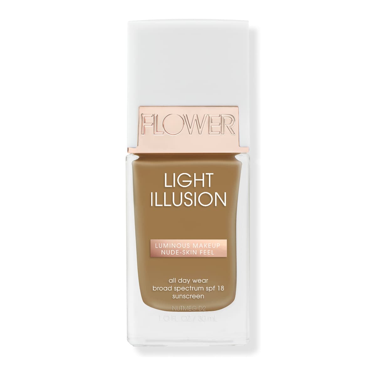 Light Illusion Liquid Foundation, D2 Nutmeg