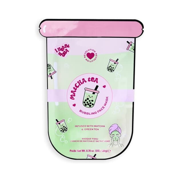 Matcha Tea Bubble Sheet Mask