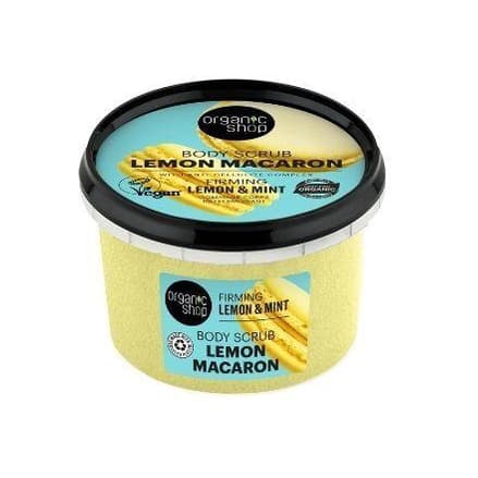 Lemon Macaron Body Scrub Lemon & Mint
